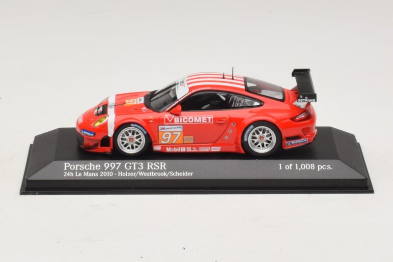 Porsche 911 997 GT3 RSR GT2 #97 M. Holzer / R. Westbrook 24 Hours of Le Mans 2010 Minichamps 1:43 410106997 Diecast