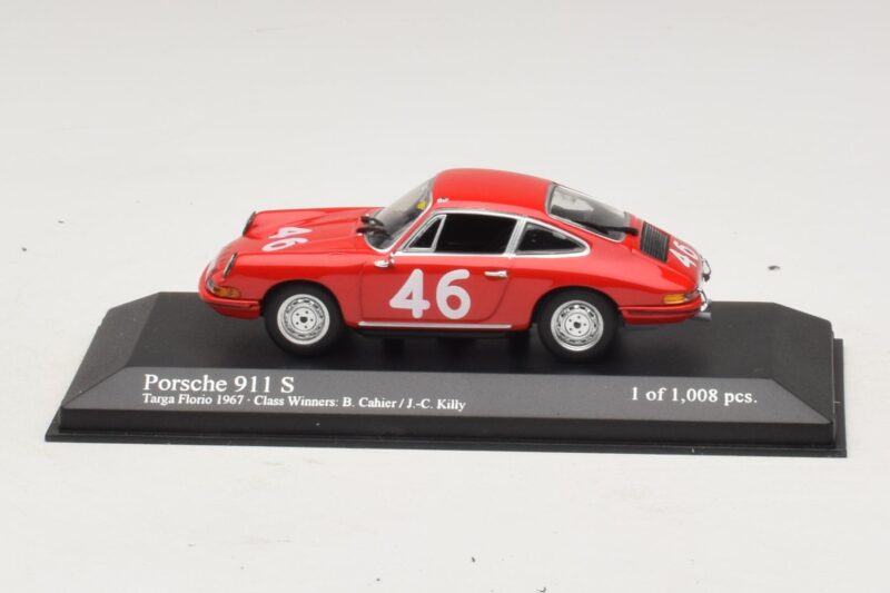 Porsche 911 S #46 Cahier / Killy Class Winners Targa Florio 1967 Minichamps 1:43 Porsche 911 S #46 Cahier / Killy Class Winners Targa Florio 1967 Minichamps 1:43 430676746 Diecast