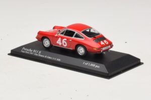 Porsche 911 S #46 Cahier / Killy Class Winners Targa Florio 1967 Minichamps 1:43 430676746 Diecast - image 3 of 4
