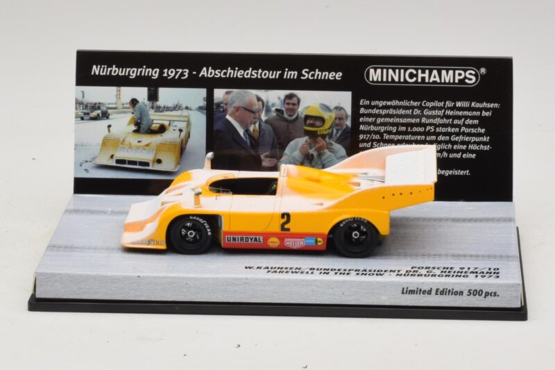 Porsche 917/10 #2 W. Kauhsen Farewell In The Snow Nurburgring 1973 Minichamps 1:43 Porsche 917/10 #2 W. Kauhsen Farewell In The Snow Nurburgring 1973 Minichamps 1:43 437736592 Diecast