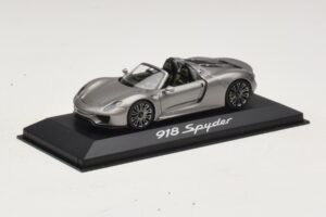 Porsche 918 Spyder Grey Metallic Minichamps 1:43 WAP0201000E Diecast - image 2 of 4