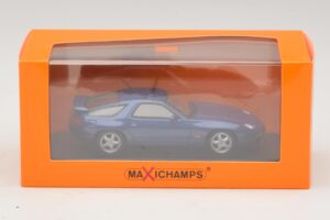 Porsche 928 Blue Metallic Maxichamps 1:43 940068101 Diecast - image 4 of 4