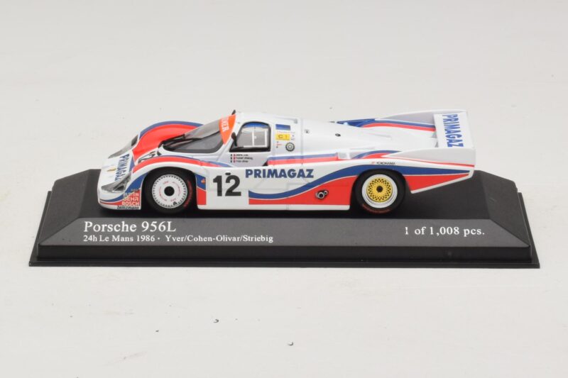 Porsche 956L #12 C. Yver / Cohen 24 Hours of Le Mans 1986 Minichamps 1:43 430866512 Diecast