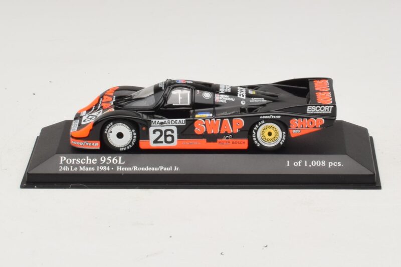Porsche 956L #26 T-Bird Swap Shop P. Henn / J. Rondeau 24 Hours of Le Mans 1984 Minichamps 1:43 Porsche 956L #26 T-Bird Swap Shop P. Henn / J. Rondeau 24 Hours of Le Mans 1984 Minichamps 1:43 430846526 Diecast