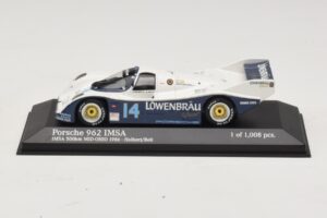 Porsche 962 IMSA #14 A. Holbert / D. Bell Mid-Ohio 500km 1986 Minichamps 1:43 400866514 Diecast