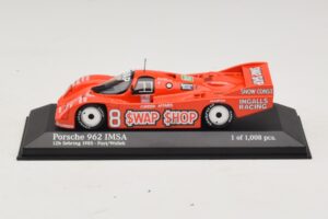 Porsche 962 IMSA #8 A.J. Foyt / B. Wollek 12 Hours of Sebring 1985 Minichamps 1:43 400856508 Diecast