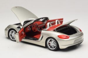 Porsche Boxster S 987 Grey Metallic Minichamps 1:18 110062030 Diecast - image 5 of 8
