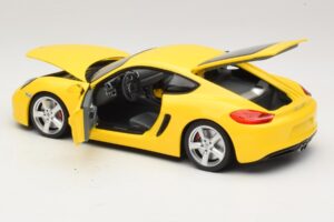 Porsche Cayman 981 Yellow Minichamps 1:18 110062220 Diecast - image 5 of 8