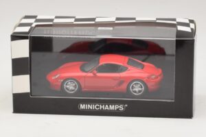 Porsche Cayman 987 S Red Minichamps 1:43 400065620 Diecast - image 4 of 4