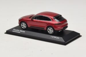Porsche Macan 95B Red Metallic Minichamps 1:43 410062600 Diecast - image 3 of 4