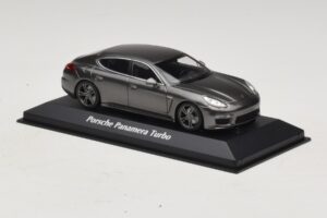 Porsche Panamera 970 Turbo Grey Metallic Maxichamps 1:43 940062371 Diecast - image 3 of 4