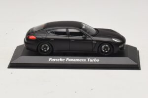 Porsche Panamera 970 Turbo Matte Black Maxichamps 1:43 Porsche Panamera 970 Turbo Matte Black Maxichamps 1:43 940062370 Diecast