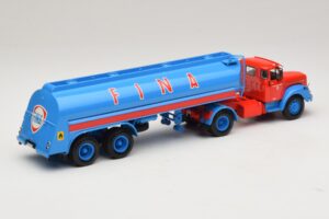 Scania L110S Tanksattelzug FINA Minichamps 1:43 499126970 Diecast - image 2 of 6