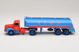 Scania L110S Tanksattelzug FINA Minichamps 1:43 499126970 Diecast - image 3 of 6