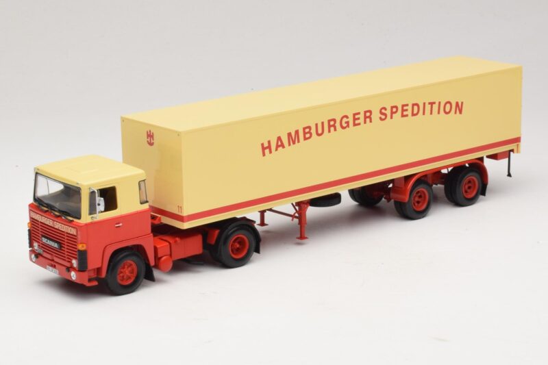 Scania LB111S Koffersattelzug Hamburger Spedition Minichamps 1:43 Scania LB111S Koffersattelzug Hamburger Spedition Minichamps 1:43 499123880 Diecast