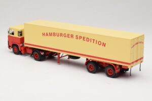 Scania LB111S Koffersattelzug Hamburger Spedition Minichamps 1:43 499123880 Diecast - image 5 of 6