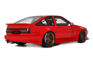 Toyota Sprinter Trueno AE86 Widebody Rosso Corsa Otto 1:18 OT1278 Resin - image 2 of 5