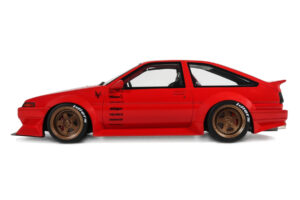 Toyota Sprinter Trueno AE86 Widebody Rosso Corsa Otto 1:18 OT1278 Resin - image 3 of 5