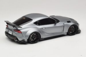 Toyota Supra A90 Prior Design Matt Silver GT Spirit 1:18 GT343 Resin - image 2 of 5