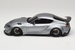 Toyota Supra A90 Prior Design Matt Silver GT Spirit 1:18 GT343 Resin - image 3 of 5