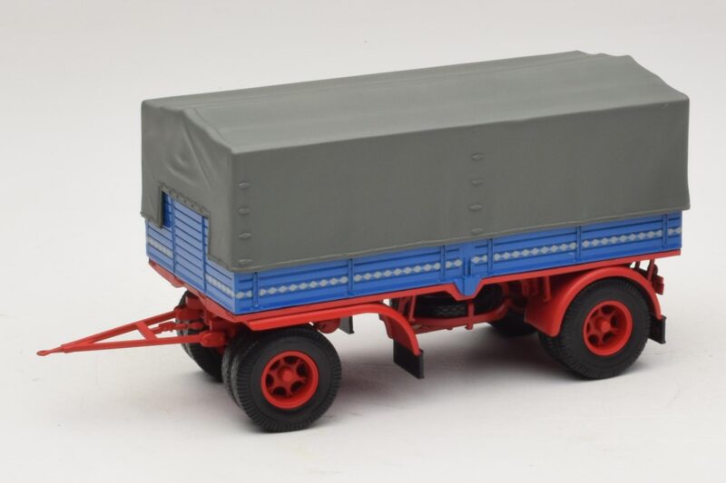 Truck Trailer Blue Red Minichamps 1:43 Truck Trailer Blue Red Minichamps 1:43 439159092 Diecast