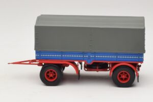 Truck Trailer Blue Red Minichamps 1:43 439159092 Diecast - image 3 of 6
