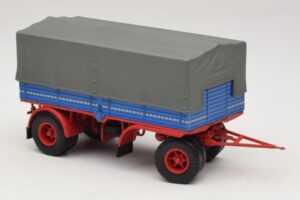 Truck Trailer Blue Red Minichamps 1:43 439159092 Diecast - image 4 of 6