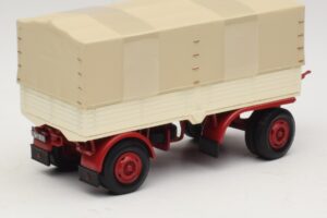 Truck Trailer Canvas White Red Minichamps 1:43 439159096 Diecast - image 2 of 6