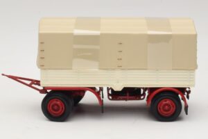 Truck Trailer Canvas White Red Minichamps 1:43 439159096 Diecast - image 3 of 6