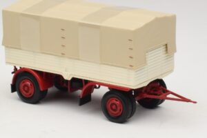 Truck Trailer Canvas White Red Minichamps 1:43 439159096 Diecast - image 4 of 6