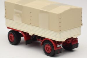 Truck Trailer Canvas White Red Minichamps 1:43 439159096 Diecast - image 5 of 6