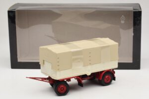 Truck Trailer Canvas White Red Minichamps 1:43 439159096 Diecast - image 6 of 6