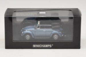 Volkswagen 1302 Cabriolet Blue Metallic Minichamps 1:43 430055042 Diecast - image 4 of 4
