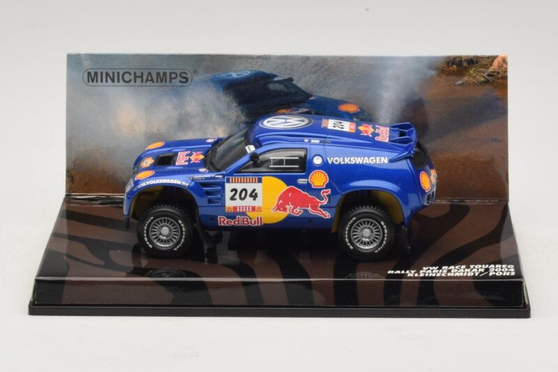Volkswagen Race Touareg Red Bull #204 J. Kleinschmidt / F. Pons Dakar Rally 2005 Minichamps 1:43 436045304 Diecast