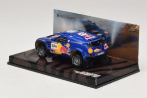 Volkswagen Race Touareg Red Bull #204 J. Kleinschmidt / F. Pons Dakar Rally 2005 Minichamps 1:43 436045304 Diecast - image 3 of 5