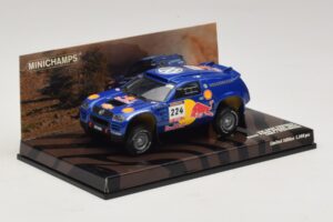 Volkswagen Race Touareg Red Bull #224 B. Saby / Stevenson Dakar Rally 2005 Minichamps 1:43 436045324 Diecast - image 2 of 5