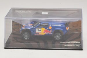 Volkswagen Race Touareg Red Bull #224 B. Saby / Stevenson Dakar Rally 2005 Minichamps 1:43 436045324 Diecast - image 4 of 5