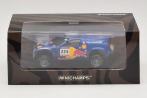 Volkswagen Race Touareg Red Bull #224 B. Saby / Stevenson Dakar Rally 2005 Minichamps 1:43 436045324 Diecast - image 5 of 5