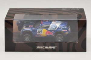 Volkswagen Race Touareg Red Bull #307 B. Saby / M. Perin Dakar Rally 2005 Minichamps 1:43 436055307 Diecast - image 5 of 5