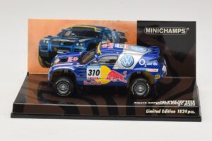 Volkswagen Race Touareg Red Bull #310 J. Kleinschmidt / F. Pons Dakar Rally 2005 Minichamps 1:43 436055310 Diecast