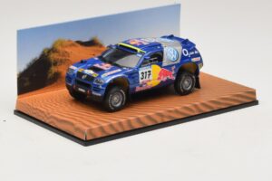 Volkswagen Race Touareg Red Bull #317 Dealer Edition 2005 Minichamps 1:43 7LO099400PD317 Diecast - image 2 of 5