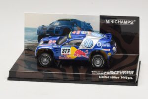Volkswagen Race Touareg Red Bull #317 Gordon / von Zitzewitz Dakar Rally 2005 Minichamps 1:43 436055317 Diecast