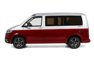 Volkswagen T6.1 California Ocean Tornado Red / Reflex Silver Otto 1:18 OT1342 Resin - image 3 of 5