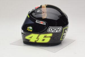 AGV Helmet V. Rossi MotoGP Jerez Test 2007 Minichamps 1:2 327070046 Diecast - image 2 of 7
