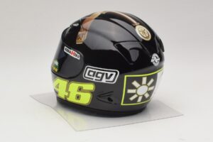 AGV Helmet V. Rossi MotoGP Jerez Test 2007 Minichamps 1:2 327070046 Diecast - image 3 of 7