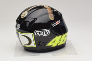 AGV Helmet V. Rossi MotoGP Jerez Test 2007 Minichamps 1:2 327070046 Diecast - image 4 of 7