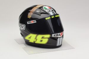 AGV Helmet V. Rossi MotoGP Jerez Test 2007 Minichamps 1:2 327070046 Diecast - image 5 of 7