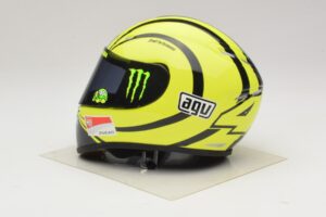 AGV Helmet V. Rossi MotoGP Valencia Test 2009 Minichamps 1:2 327100066 Diecast - image 2 of 7