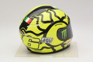 AGV Helmet V. Rossi MotoGP Valencia Test 2009 Minichamps 1:2 327100066 Diecast - image 4 of 7