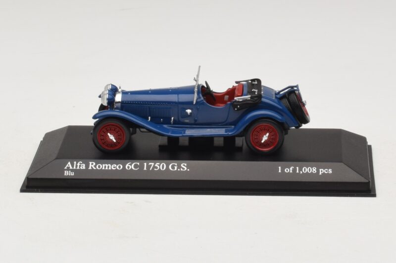 Alfa Romeo 6C 1750 G.S. Blue Minichamps 1:43 400120431 Diecast